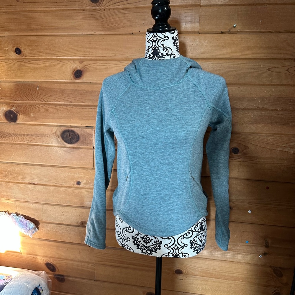 Teal Hooded Sweatshirt